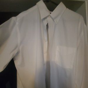 Stafford Dress Shirt white. 16. 32-33